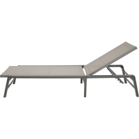 Lazzaro ligbed - antraciet