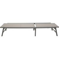 Lazzaro ligbed - antraciet