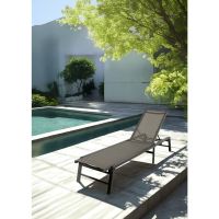 Lazzaro ligbed - antraciet