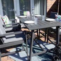 Bartafel Malibu Donkergrijs