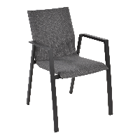 Stapelstoel Fardau nuance - zwart