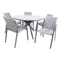 Stapelstoel Fardau nuance - zwart