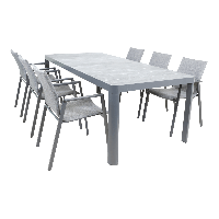 Stapelstoel Fardau nuance - zwart