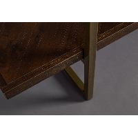 Class wandrek MDF 40x140x146 cm bruin/goud