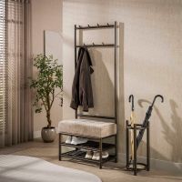 Fraaai Odell garderobebank 70 cm - bruin