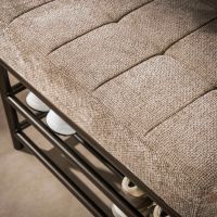 Fraaai Odell garderobebank 70 cm - bruin