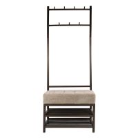 Fraaai Odell garderobebank 70 cm - bruin