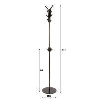 Fraaai Odell staande kapstok - bruin