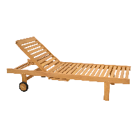 Ligbed teak - naturel