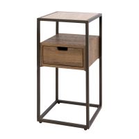 Fraaai Kermit nachtkastje 1 lade XS - keramiek travertin