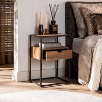 Fraaai Warner nachtkastje keramiek - beige