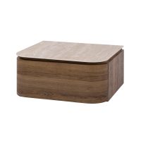 Fraaai Kermit nachtkastje zwevend 1 lade - keramiek travertin