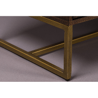 Dutchbone Class dressoir hoog MDF 45x180x80 cm bruin/goud