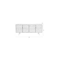 Lazaro dressoir laag - zwart