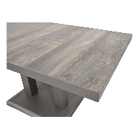 Loungetafel verstelbaar Prato Pardo 140x85 cm - bruin