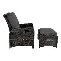 Loungestoel Soho Forte - antraciet