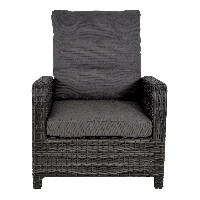 Loungestoel Soho Forte - antraciet