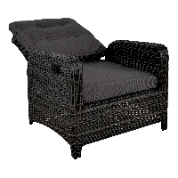 Loungestoel Soho Forte - antraciet