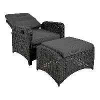 Loungestoel Soho Forte - antraciet