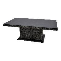 Loungetafel verstelbaar Soho Forte 130x75 cm - antraciet