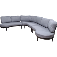Durban loungehoekset - grijs