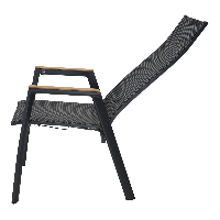 Standenstoel Amir teak nuance - antraciet