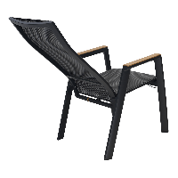 Standenstoel Amir teak nuance - antraciet