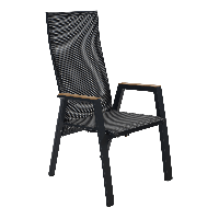 Standenstoel Amir teak nuance - antraciet