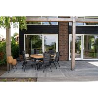 Tuinstoel Florence Alu - zwart