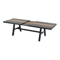 Uittrektafel Brixton - antraciet