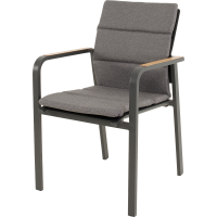 Sorapa stapelbare tuinstoel - antraciet