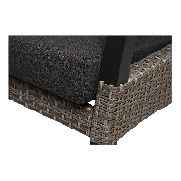 Loungebank Treviso Brick - grijs