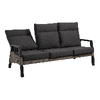 Loungebank Treviso Brick - grijs