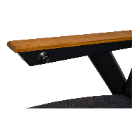 Tuinstoel Florence Alu - zwart