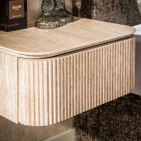 Fraaai Dexter nachtkastje zwevend 1 lade - keramiek travertin