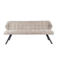 Fraaai Ramon eetkamerbank - 180 cm - boucle - zand