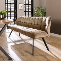 Ramon eetkamerbank 180 cm velvet van het woonmerk Fraaai