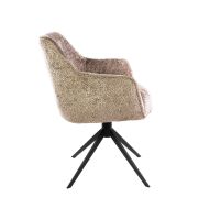 Fraaai Diego eetkamerstoel - alura zand