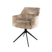 Fraaai Diego eetkamerstoel - alura zand