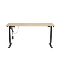 Verstelbaar bureau met verlichting - naturel