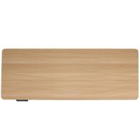 Verstelbaar bureau met verlichting - naturel