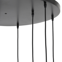 Lekar hanglamp Ø83.5 cm 9L antiek brons/smoke glas van het woonmerk Light & Living