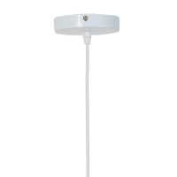 Tripoli hanglamp Ø42x47cm rotan naturel/wit van het woonmerk Light & Living