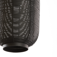 Tomek hanglamp Ø21x44 cm mat zwart