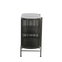 Yinthe kast open 100x40x80 cm zwart van het woonmerk Light&Living