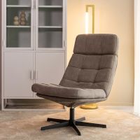 Label51 Alvar fauteuil micro suede - taupe