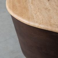 Ravi salontafel mangohout 70x50x37 cm - espresso