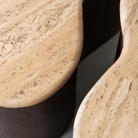 Label51 Davi bijzettafel espresso mangohout - 40 cm