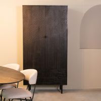 Label51 Cotia wandkast 100x40x200 cm - zwart