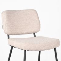 Noah barkruk bouclé 65 cm naturel